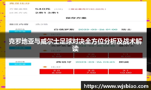 克罗地亚与威尔士足球对决全方位分析及战术解读